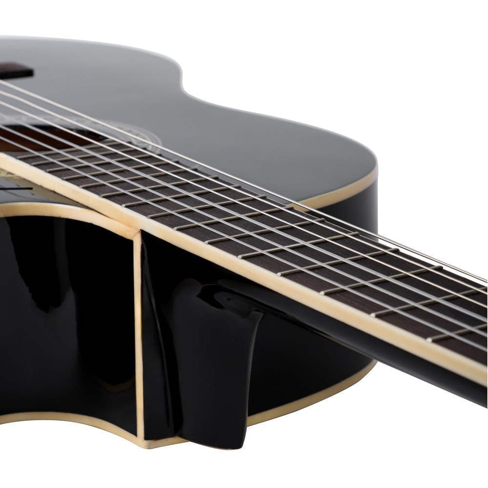 Гитара акустическая, 39", 4/4, липа, черный