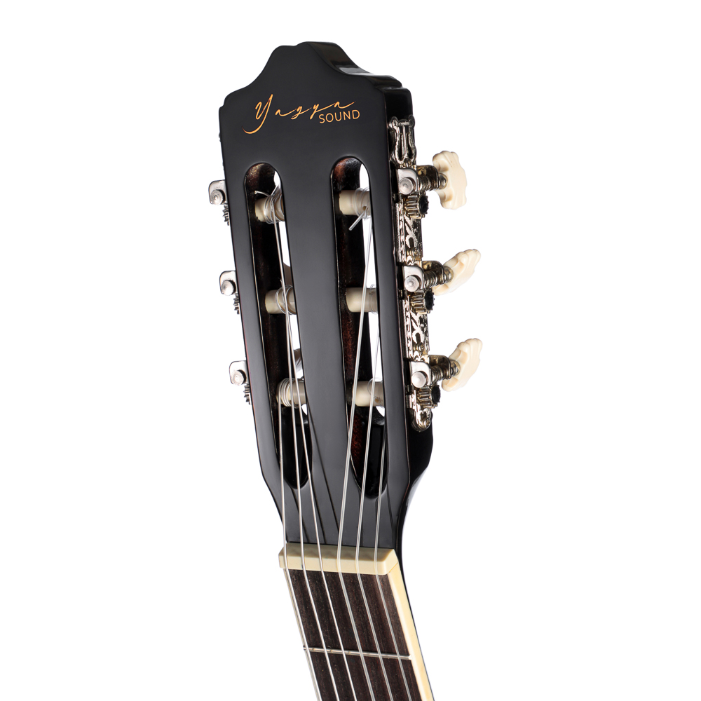 Гитара акустическая, 39", 4/4, липа, черный