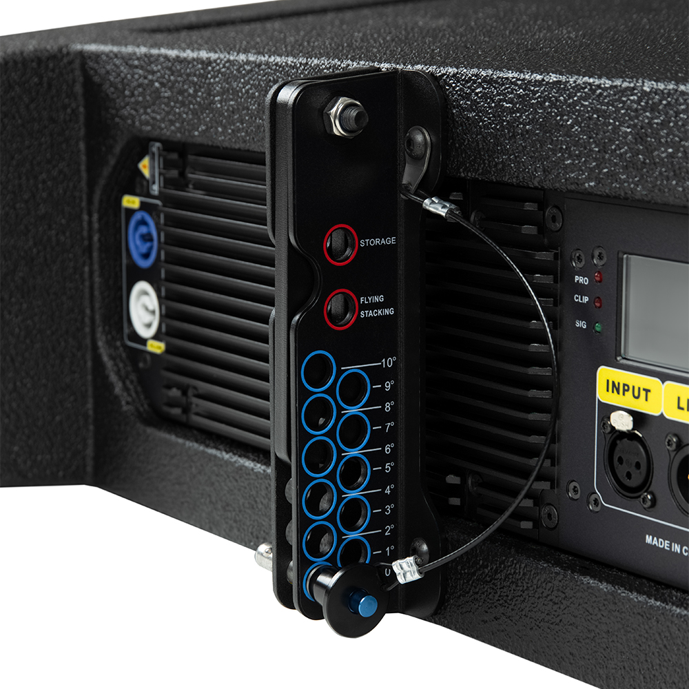 Активная система линейного массива, 3-полосная, 2х8", 1х3" 2х500Вт, 135дБ, акустическая фанера