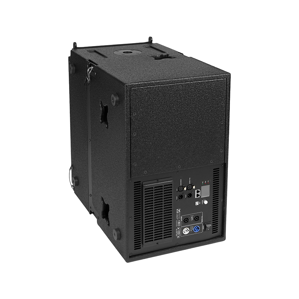 Активный сабвуфер, однополосный 15", двухканальный усилитель 1200Вт, 130дБ, акустическая фанера