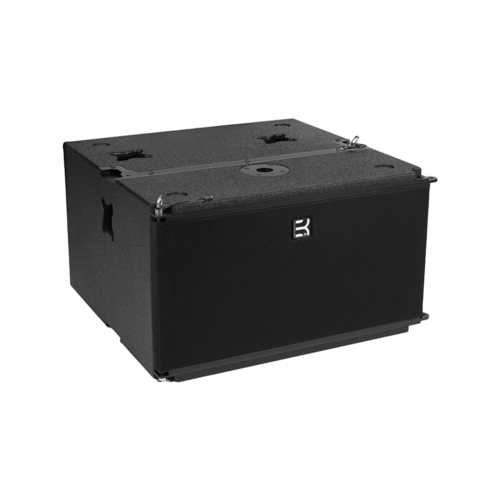 Активный сабвуфер, однополосный 15", двухканальный усилитель 1200Вт, 130дБ, акустическая фанера