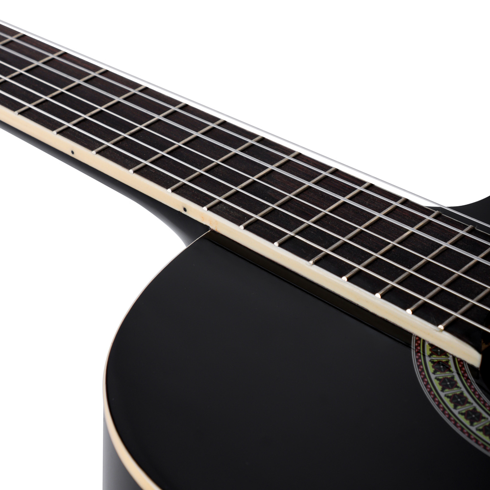 Гитара акустическая, 39", 4/4, липа, черный