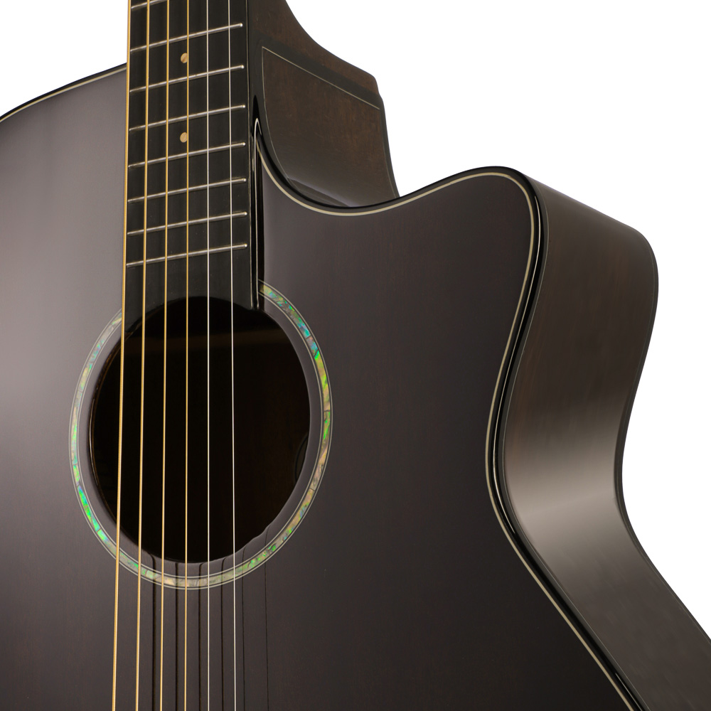 Гитара акустическая, 41", 4/4 красное дерево, темно-коричневый
