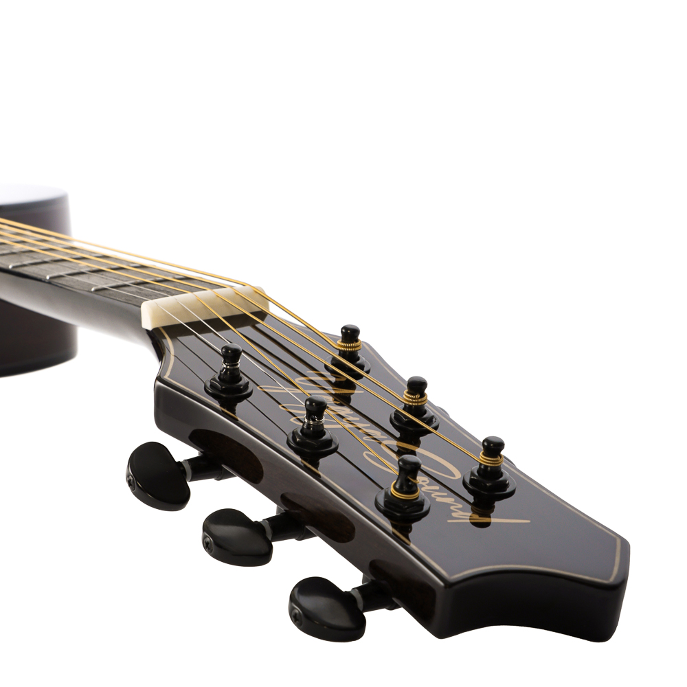 Гитара акустическая, 41", 4/4 красное дерево, темно-коричневый