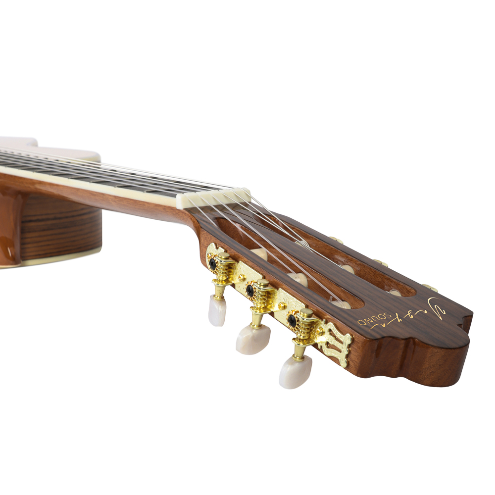 Гитара акустическая, 39", 4/4, ель, коричнево-бежевый