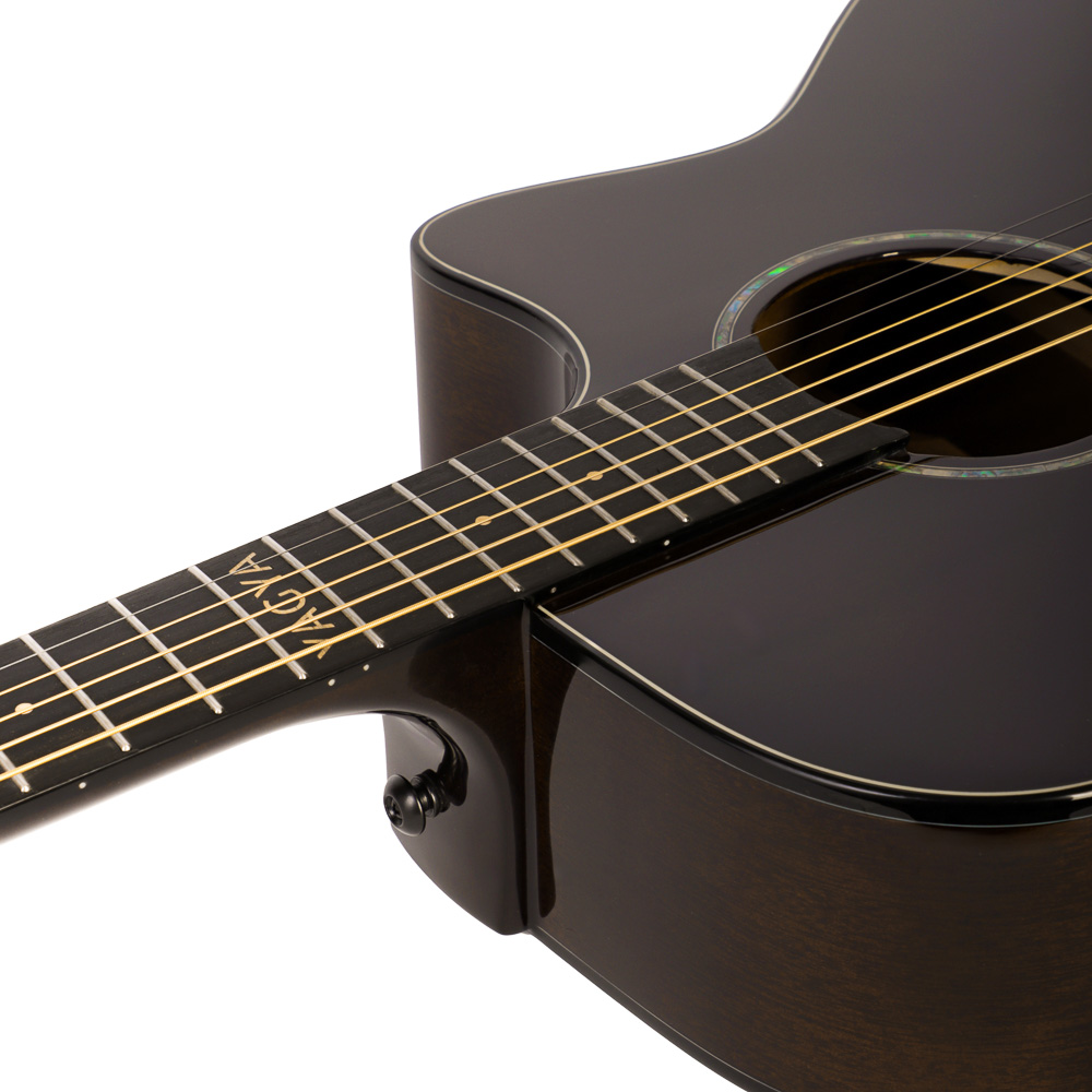 Гитара акустическая, 41", 4/4 красное дерево, темно-коричневый