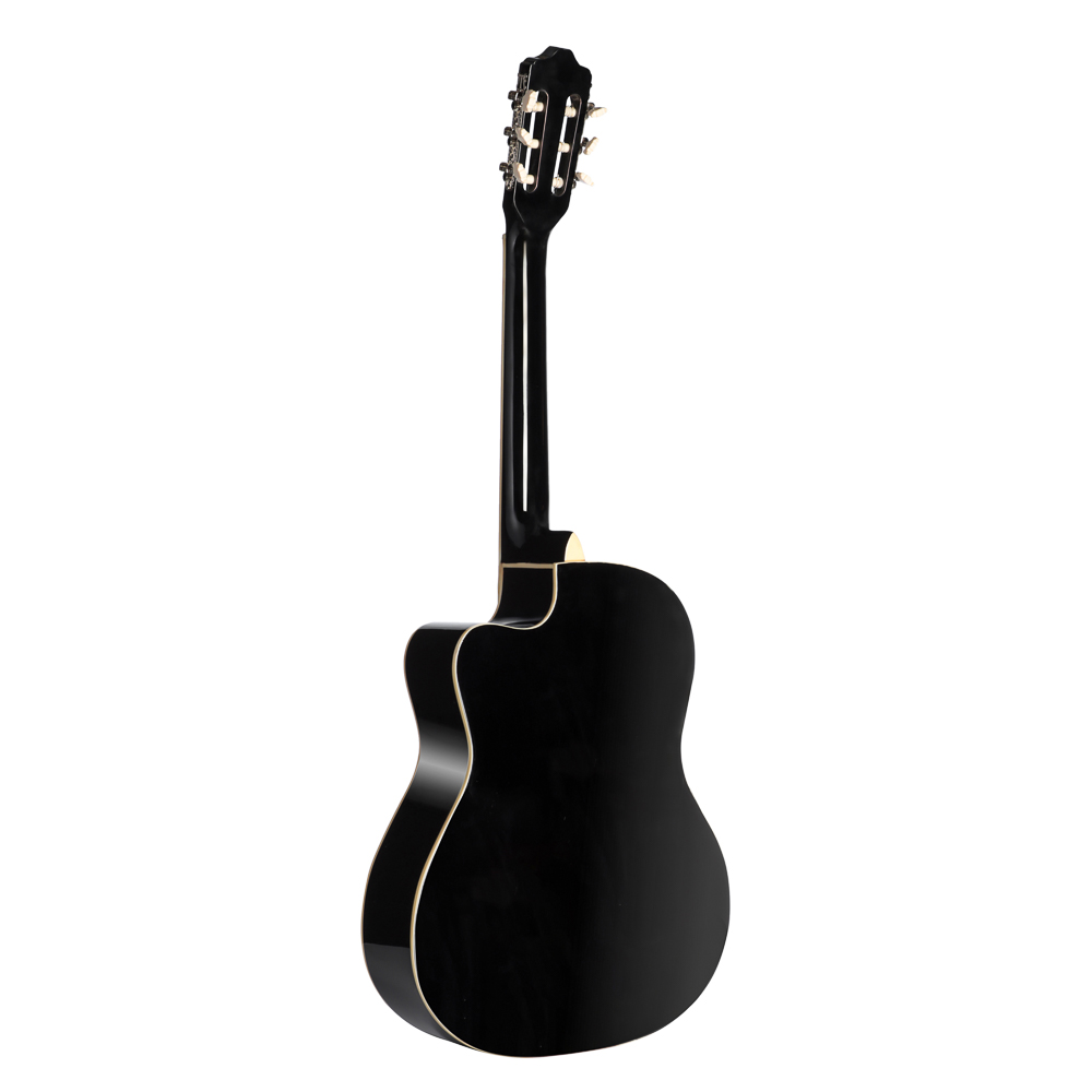 Гитара акустическая, 39", 4/4, липа, черный